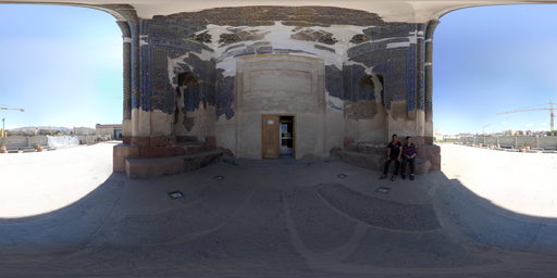ورودی مسجد آبی